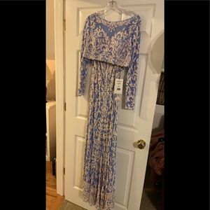 Sherri Hill size 10 NWT Style #52459 blue pink